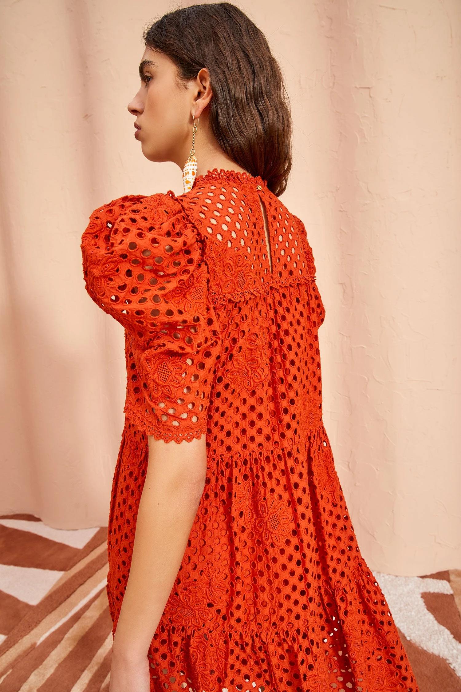 ULLA JOHNSON Simone Dress - Terracotta 6 ULLA JOHNSON Simone Dress - Terracotta - Image 4