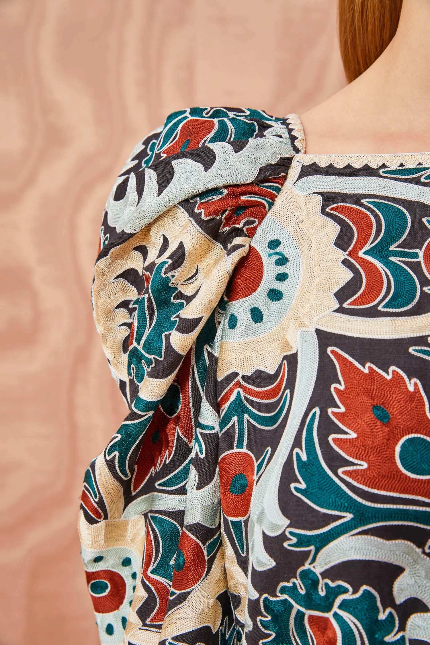 ULLA JOHNSON Siya Blouse - Lapis 4 ULLA JOHNSON Siya Blouse - Lapis - Image 2