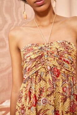 ULLA JOHNSON Siya Coverup - Calla Lily -fashion store ULLA JOHNSON Siya Coverup CALLA LILY 05