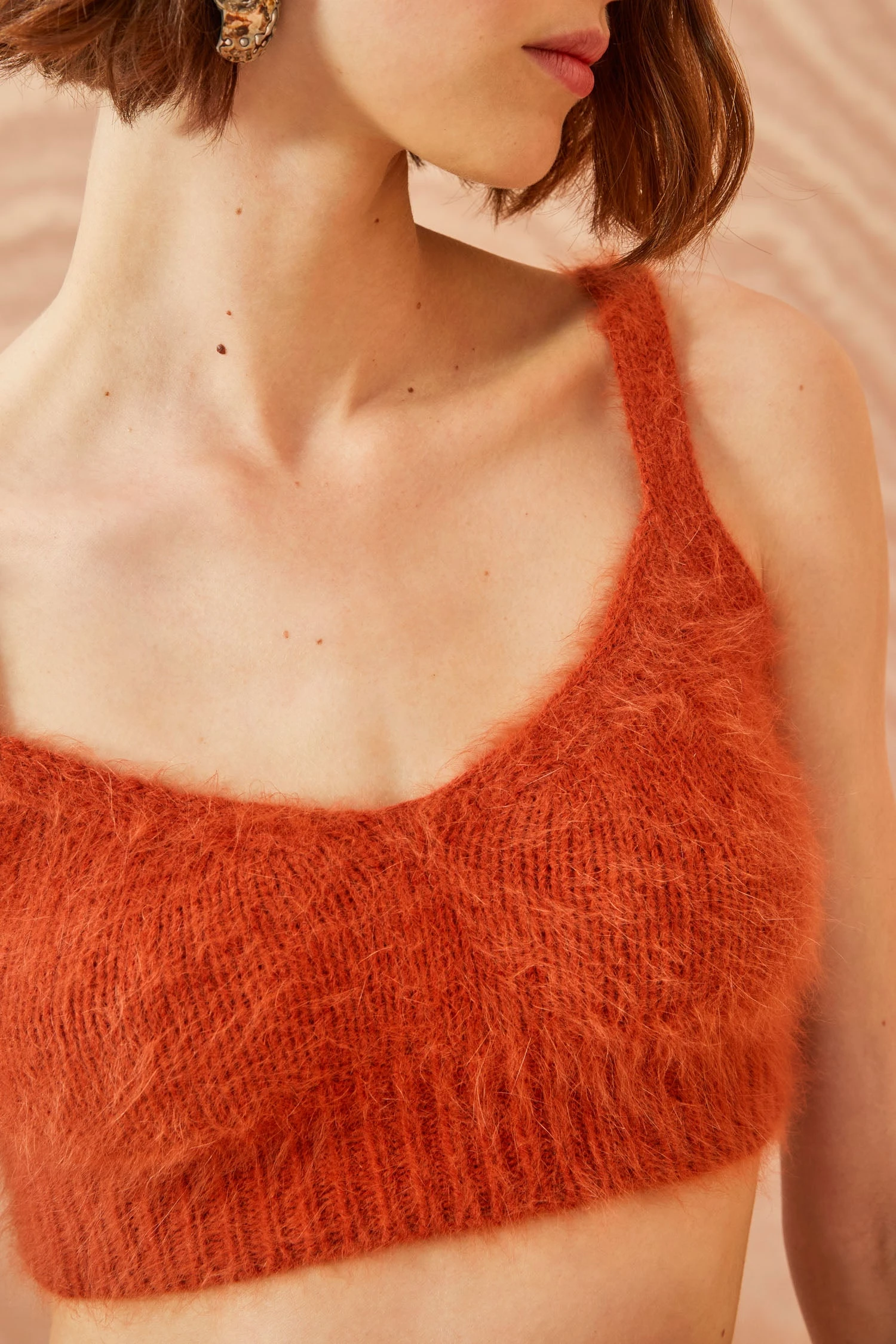 ULLA JOHNSON Taliah Bralette - Redwood 6 ULLA JOHNSON Taliah Bralette - Redwood - Image 4