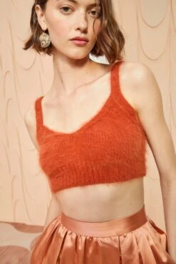 ULLA JOHNSON Taliah Bralette - Redwood 13 ULLA JOHNSON Taliah Bralette - Redwood -fashion store ULLA JOHNSON Taliah Bralette REDWOOD 0119