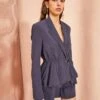 ULLA JOHNSON Talie Blazer - Midnight 1 ULLA JOHNSON Talie Blazer - Midnight -fashion store ULLA JOHNSON Talie Blazer MIDNIGHT 01 MAIN