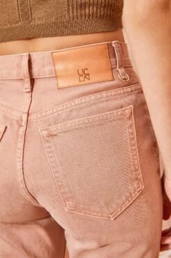 ULLA JOHNSON The Agnes Jean - Rosewood Wash -fashion store ULLA JOHNSON The Agnes ROSEWOOD WASH 0161