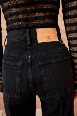 ULLA JOHNSON The Genevieve Jean - Noir Wash -fashion store ULLA JOHNSON The Genevieve Jean NOIR WASH 05