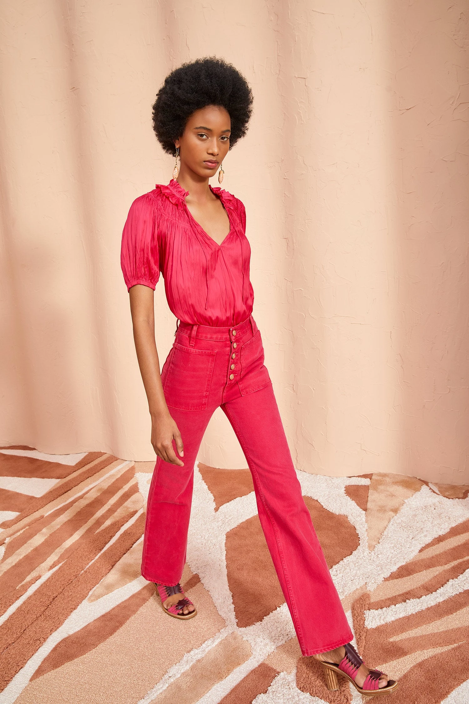 ULLA JOHNSON The Lou Jean - Orchid Wash 3 ULLA JOHNSON The Lou Jean - Orchid Wash