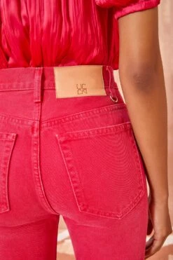 ULLA JOHNSON The Lou Jean - Orchid Wash 9 ULLA JOHNSON The Lou Jean - Orchid Wash -fashion store ULLA JOHNSON The Lou ORCHID WASH 03