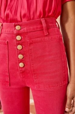 ULLA JOHNSON The Lou Jean - Orchid Wash 10 ULLA JOHNSON The Lou Jean - Orchid Wash -fashion store ULLA JOHNSON The Lou ORCHID WASH 04