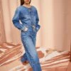ULLA JOHNSON The Stevie Jumpsuit - Danube Medium Indigo Wash -fashion store ULLA JOHNSON The Stevie DANUBE MEDIUM INDIGO WASH 01 MAIN
