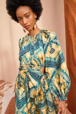 ULLA JOHNSON Tulia Dress - Constellation -fashion store ULLA JOHNSON Tulia Dress CONSTELLATION 03