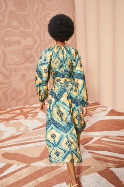 ULLA JOHNSON Tulia Dress - Constellation -fashion store ULLA JOHNSON Tulia Dress CONSTELLATION 04