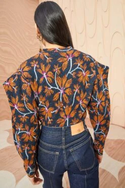 ULLA JOHNSON Twyla Pullover - Bellflower -fashion store ULLA JOHNSON Twyla Pullover BELLFLOWER 04