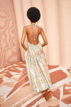 ULLA JOHNSON Tyra Dress - Meadow 11 ULLA JOHNSON Tyra Dress - Meadow -fashion store ULLA JOHNSON Tyra Dress MEADOW 0103