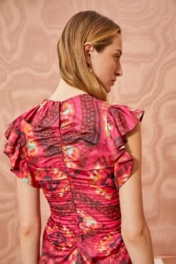 ULLA JOHNSON Vida Top - Wild Rose -fashion store ULLA JOHNSON Vida Top WILD ROSE 03