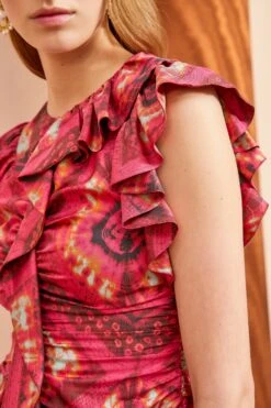 ULLA JOHNSON Vida Top - Wild Rose -fashion store ULLA JOHNSON Vida Top WILD ROSE 04