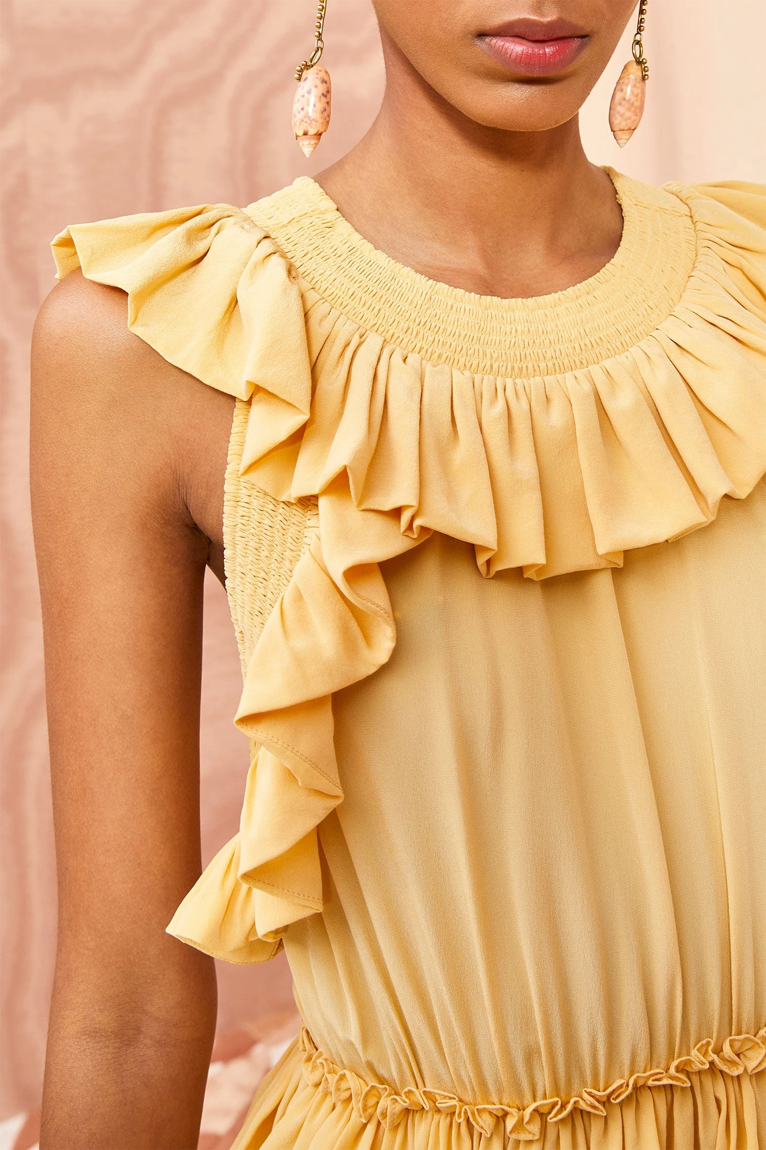 ULLA JOHNSON Violeta Dress - Dune 7 ULLA JOHNSON Violeta Dress - Dune - Image 5