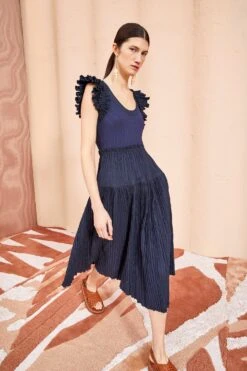 ULLA JOHNSON Virginia Dress - Midnight