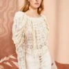 ULLA JOHNSON Vivi Blouse - Chalk 2 ULLA JOHNSON Vivi Blouse - Chalk -fashion store ULLA JOHNSON Vivi Blouse CHALK 01 MAIN