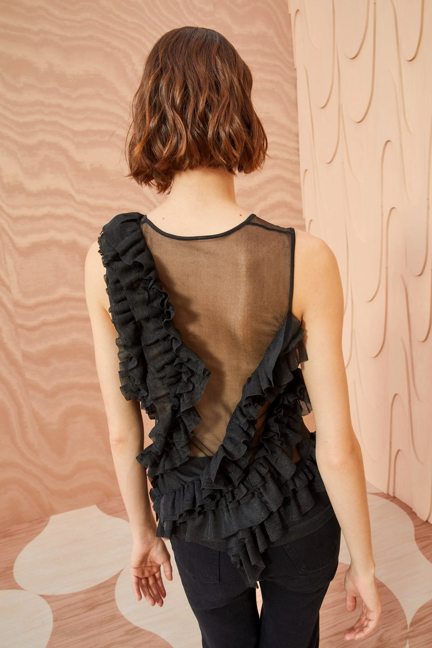 ULLA JOHNSON Winnifred Top - Noir 5 ULLA JOHNSON Winnifred Top - Noir - Image 3