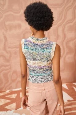 ULLA JOHNSON Zenna Top - Haze 10 ULLA JOHNSON Zenna Top - Haze -fashion store ULLA JOHNSON Zenna Top HAZE 04