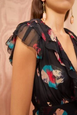 ULLA JOHNSON Zina Dress - Nocturne -fashion store ULLA JOHNSON Zina Dress NOCTURNE 05