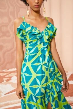 ULLA JOHNSON Zoya Dress - Citrine -fashion store ULLA JOHNSON Zoya Dress CITRINE 05